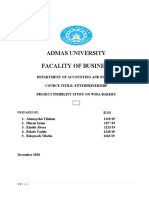 Admas University Facality of Business: Prepared by