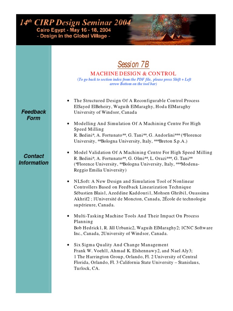 Machine Design & Control Innovations | PDF | Business | Computers