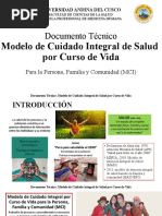 Modelo de Cuidado Integral por Curso de Vida | PDF | Adultos ...