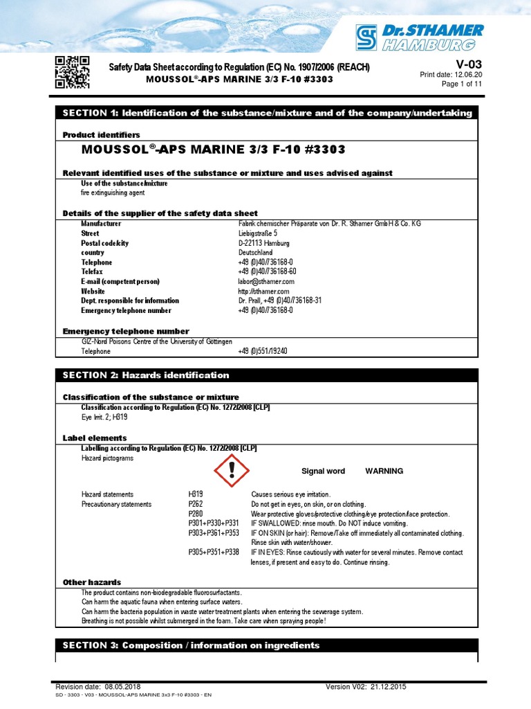 MSDS Low Expansion Foam PDF Dangerous Goods Toxicity