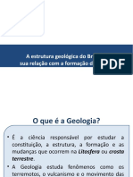 A estrutura geológica do Brasil 