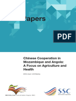 China's Agricultural and Health Cooperation in Mozambique and Angola