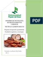 TECNOLOGÍAS DE PROCESAMIENTO AGROINDUSTRIAL II