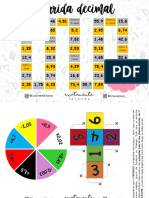 Atividade Extra 7º Ano - Corrida Decimal