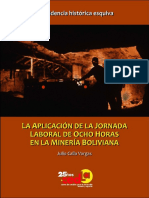 La Aplicacion de La Jornada Laboral de Ocho Horas en La Mineria Boliviana