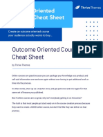 Outcome Oriented Course Cheat Sheet Download
