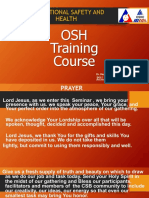 OSH LAW Compliance and Application