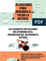 Aplicaciones para Aprender A Tocar La Bateria. Kevin Aldair Nina Lopez 5to Emu