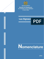 Les Signaux Routiers - Nomenclature