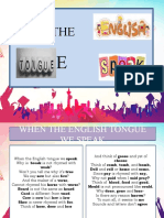 When The English Tongue We Speak