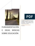 Educación y Pedagogía