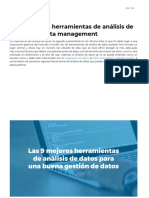 Las 9 Mejores Herramientas de Análisis de Datos para Data Management