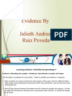 Evidence - Describing - The - Weather by JULIETH ANDREA RUIZ