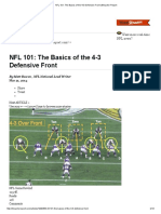 NFL 101 - The Basics of The 4-3 Defensive Front - Bleacher Report