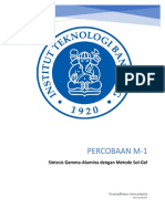 Percobaan m4 Karakterisasi Dan Interpretasi Data XRD Hasil Sintesis Oleh Pramadhana Gemarianto