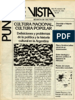 Altamirano, C. (1983) - Algunas Notas Sobre Nuestra Cultura.