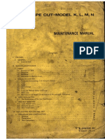 Maintenance Manual: Fanuc Tape Cut-Mcdelk, L, M, N