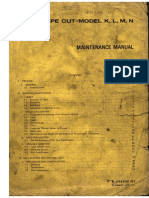 FANUC CNC Maintenance Manual Sections