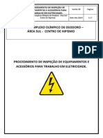 Procedimento de Inspeção de Equipamentos e Acessórios para Trabalho em Eletricidade