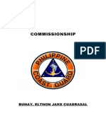 Commissionship: Buhay, Elthon Jake Cuadrasal