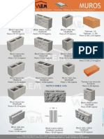 Dimensiones de Tabiques para Muros