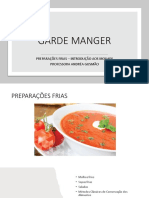 Garde Manger: Molhos Frios