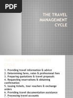 The Travel Management Cycle