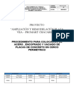 PMCH-PT-034 Vaciado de Losa