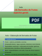 Aula Elaboracao-Derivados Frutas