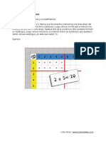 Tabla Multiplicar Marcando