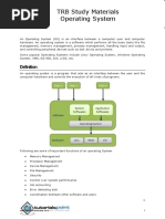 TRB Study Materials Operating System: WWW - Governmentexams.co - in 1