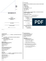 Q1 Mathematics 10 Module 5