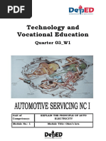 Technology and Vocational Education: Quarter 03 - W1