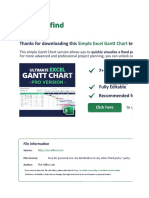 Simple Excel Gantt Chart