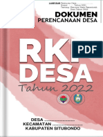 000. Dokumen RKP Desa Tahun 2022