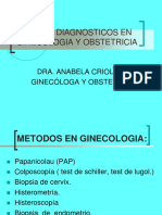 Ginecología Medios Auxiliares de Diagnostico en Ginecologia y Obstetric