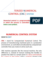 Computerized Numerical Control (CNC) System