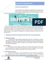 Personal Entrepreneurial Competencies for Aspiring Technicians