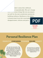 Personal Resiliency Plan