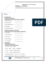 Basic 1 Final English Semester Exam