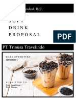 Soft Drink Proposal: PT Trinusa Travelindo