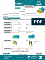 WSG-SF Order Form: General Data