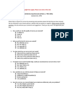 Client Satisfaction Questionnaire (CSQ-8, v. TMS-180S) : Instructions For Participants