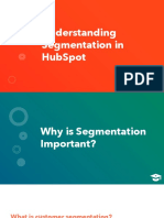 Hubspot segmentation