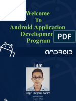 Welcome To Android Application Development Program