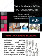 Pemetaan Potensi Sosial Dan Ekonomi