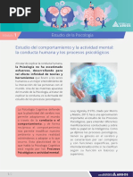 Estudio Del Comportamiento y La Actividad Mental - La Conducta Humana y Los Procesos Psicológicos