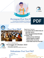 Persiapan Post Test PKP 2019 Ditjen GTK Kemdikbud