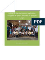 Dialogo Descentralizado Con Los Pueblos Indigenas de La Alta Amazonia de La Region Loreto