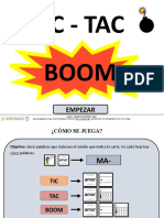 Juego palabras tic tac boom